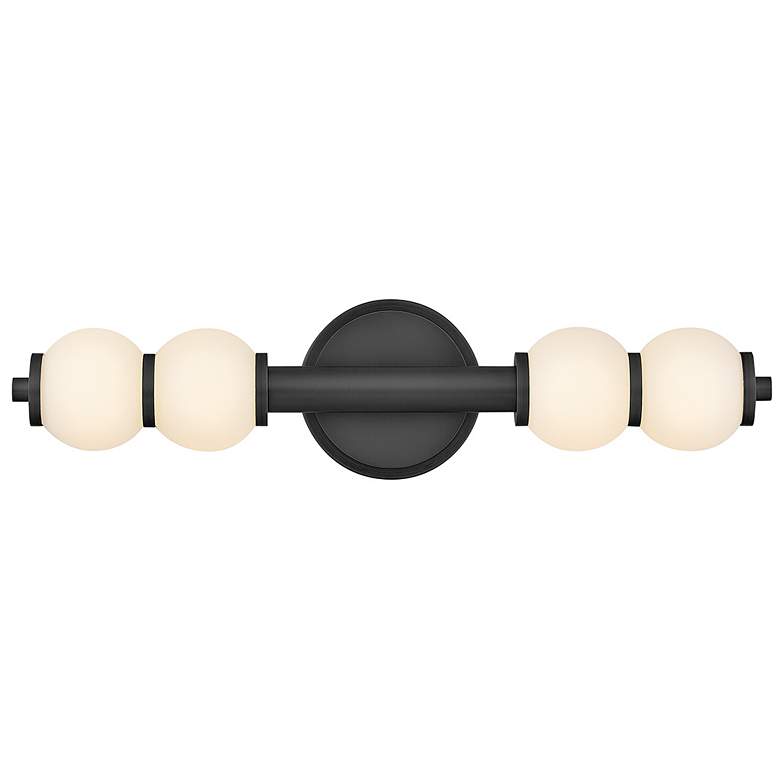 Image 1 Hinkley Bath Trigo Large LED Sconce 6" Black