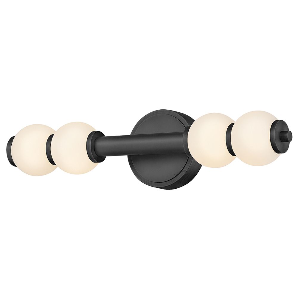 Hinkley Bath Trigo Large LED Sconce 6" Black