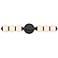 Hinkley Bath Trigo Large LED Sconce 6" Black