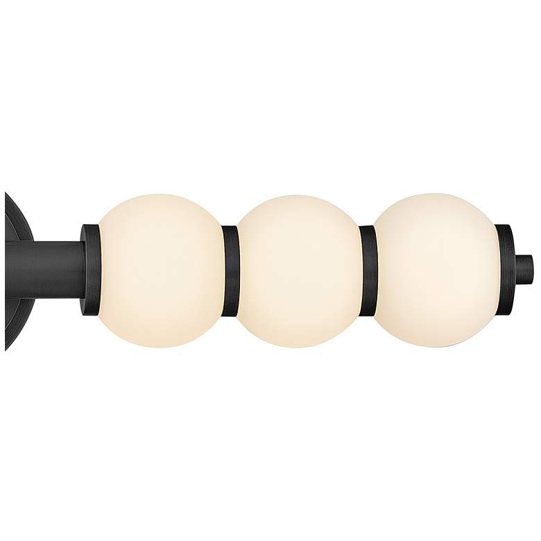 Image 2 Hinkley Bath Trigo Large LED Sconce 6" Black more views