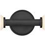 3_Hinkley Bath Trigo Large LED Sconce 6" Black more views