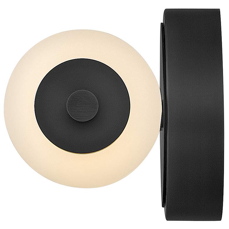 Image 5 Hinkley Bath Trigo Large LED Sconce 6" Black more views