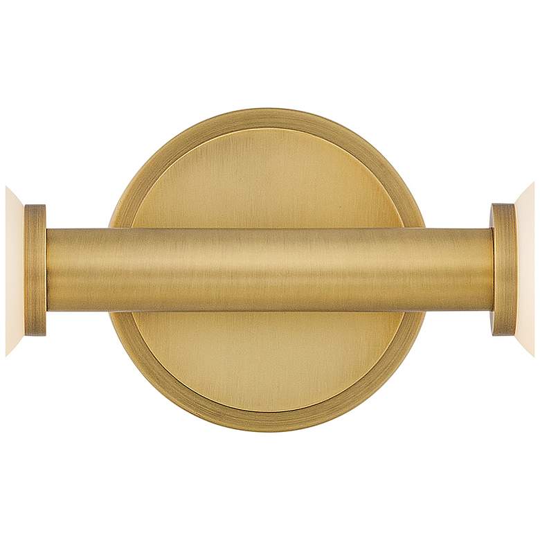 Image 3 Hinkley Bath Trigo Large LED Sconce 6" Lacquered Brass more views