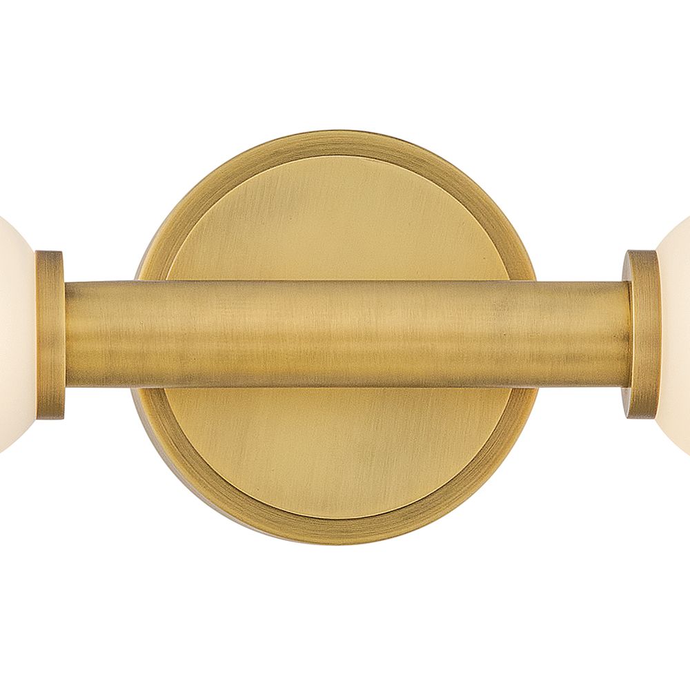 Image 3 Hinkley Bath Trigo Large LED Sconce 6" Lacquered Brass more views