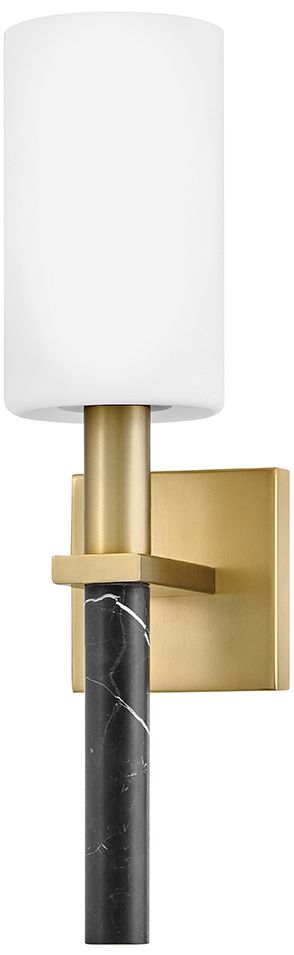 Image 3 Hinkley Bath Turin Medium Single Light Sconce 4.75" Lacquered Brass more views