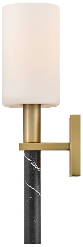 Image 7 Hinkley Bath Turin Medium Single Light Sconce 4.75" Lacquered Brass more views