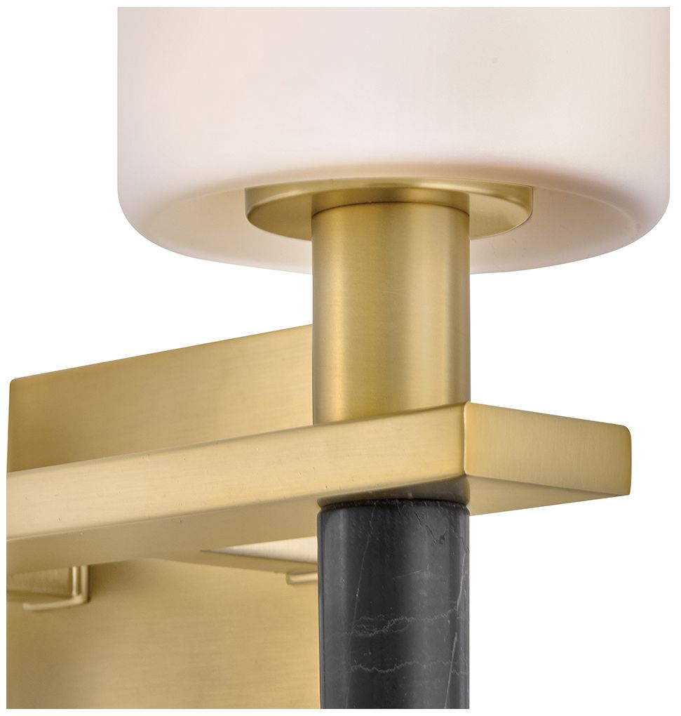 Image 3 Hinkley Bath Turin Small Two Light Vanity 16" Lacquered Brass more views
