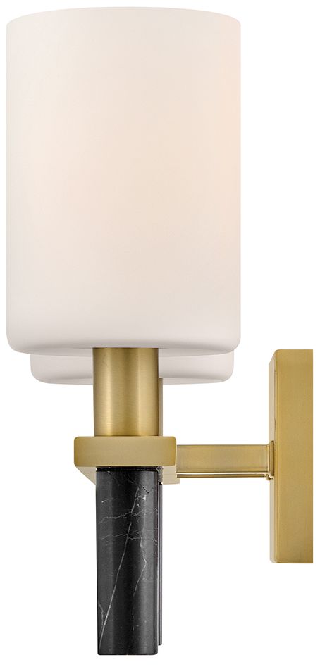 Image 5 Hinkley Bath Turin Small Two Light Vanity 16" Lacquered Brass more views