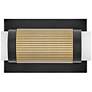 Hinkley - Bath Zevi Large LED Vanity- Black with Lacquered Brass Accents
