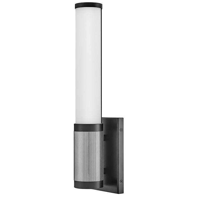 Image 1 Hinkley - Bath Zevi Small LED Vanity- Black with Chrome accents