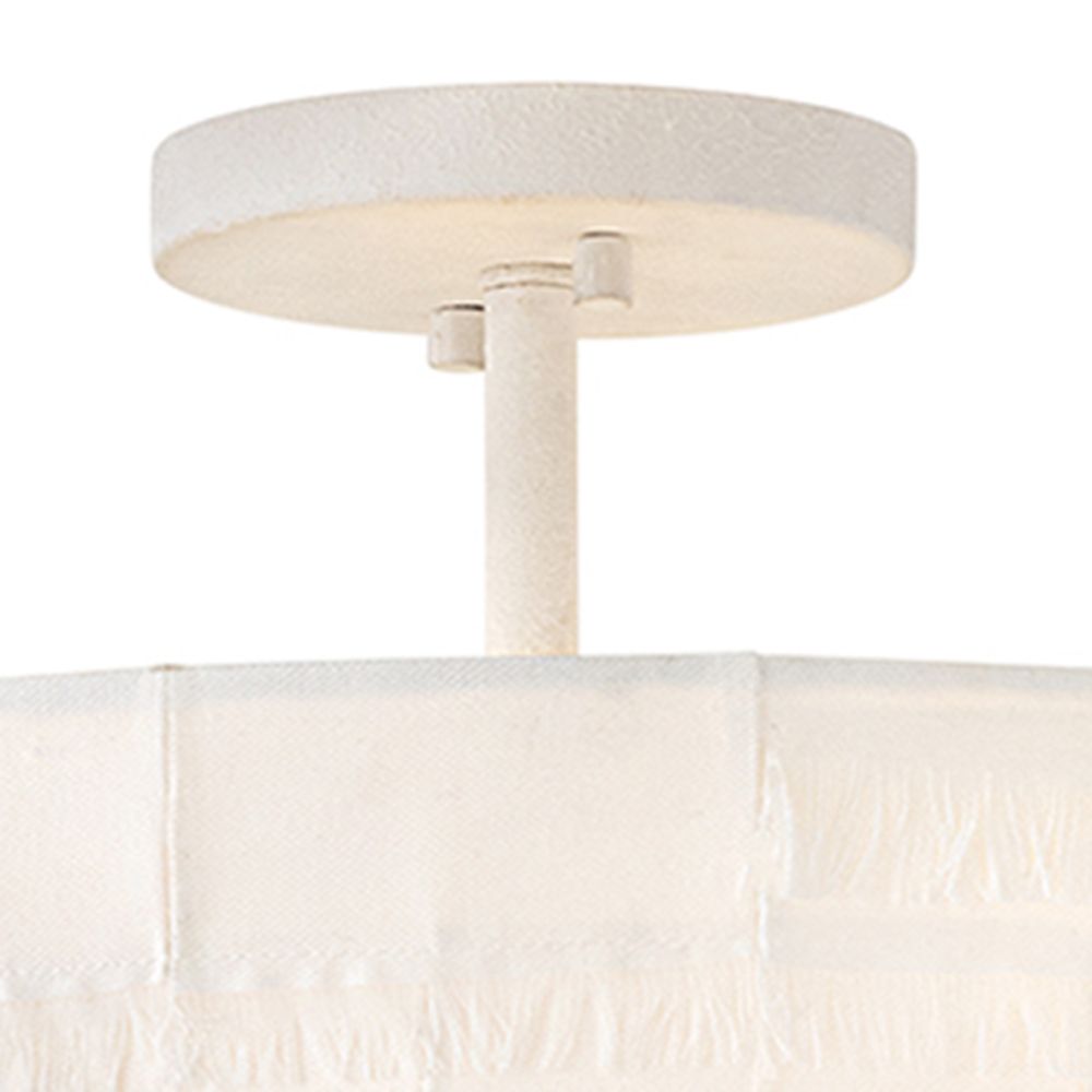 Image 4 Hinkley Baya 18" Wide Textured Plaster 2-Tier Ceiling Light more views