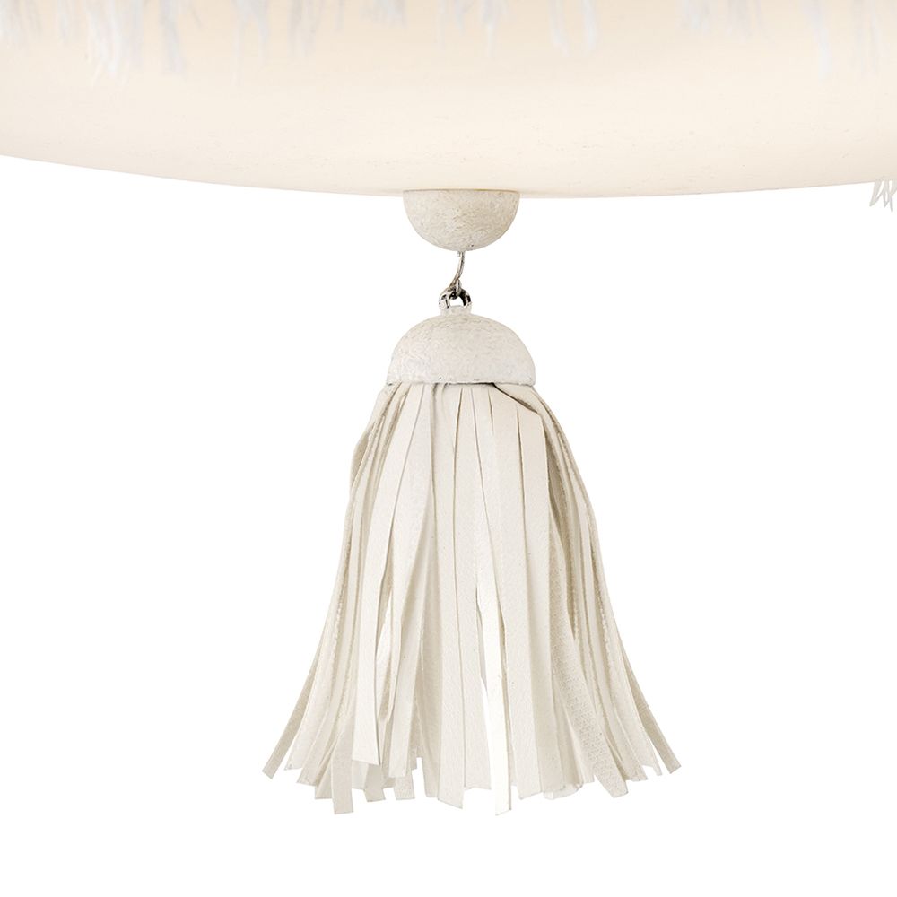Image 5 Hinkley Baya 18" Wide Textured Plaster 2-Tier Ceiling Light more views