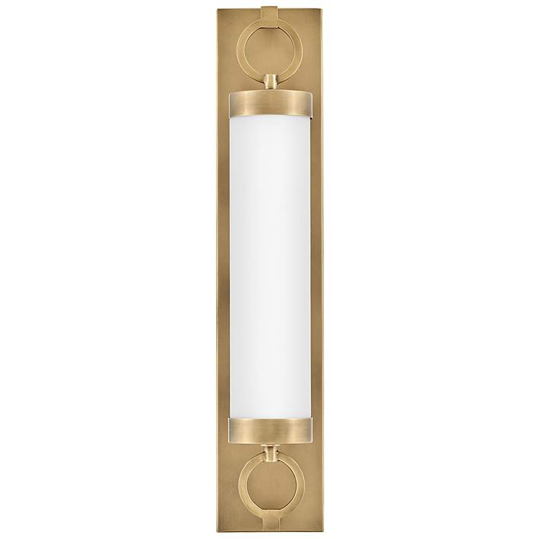 Image 2 Hinkley Baylor 24" High Heritage Brass LED Wall Sconce more views