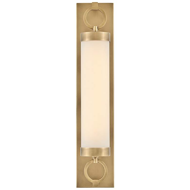 Image 4 Hinkley Baylor 24" High Heritage Brass LED Wall Sconce more views