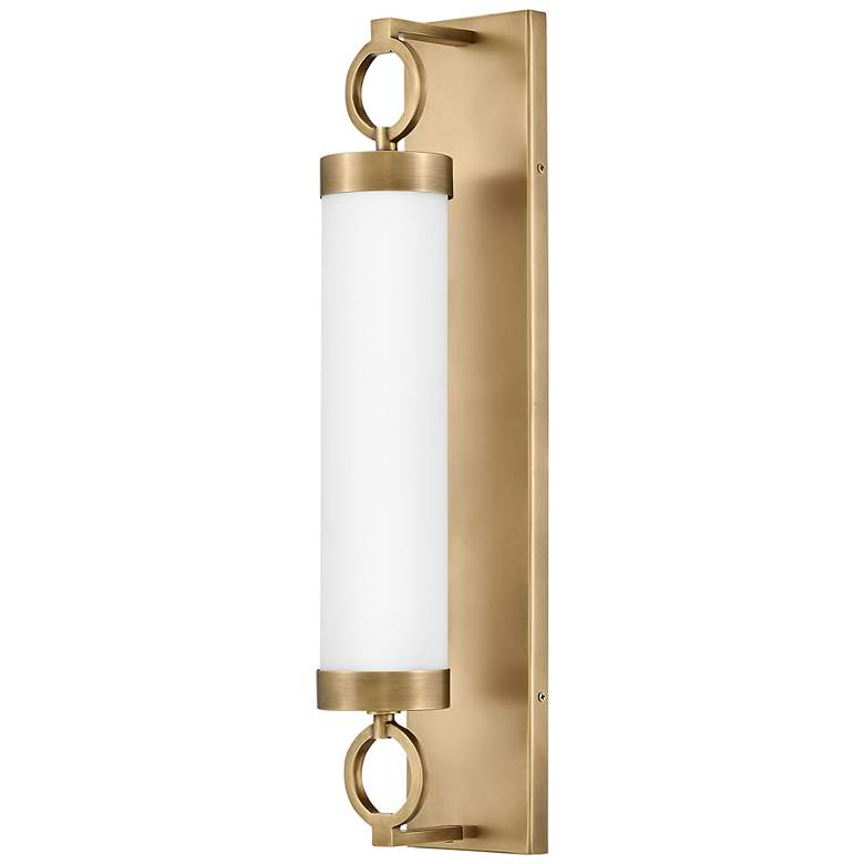 Image 5 Hinkley Baylor 24" High Heritage Brass LED Wall Sconce more views