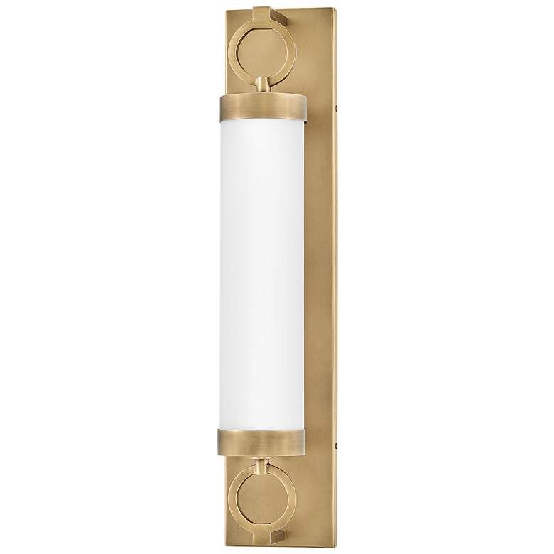 Image 6 Hinkley Baylor 24" High Heritage Brass LED Wall Sconce more views