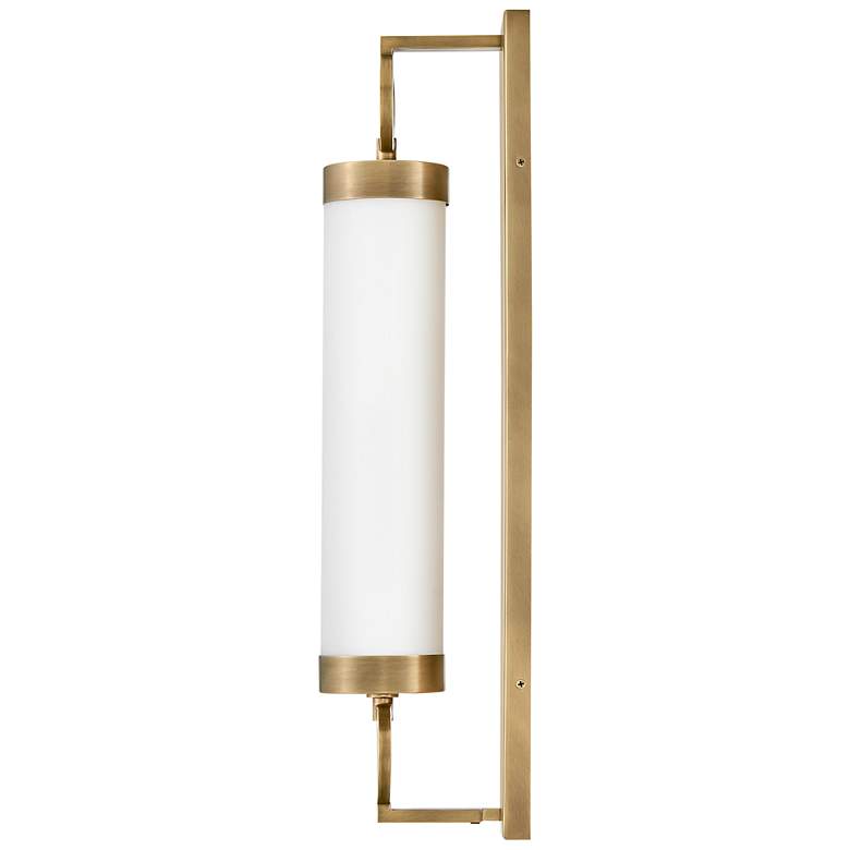 Image 7 Hinkley Baylor 24" High Heritage Brass LED Wall Sconce more views