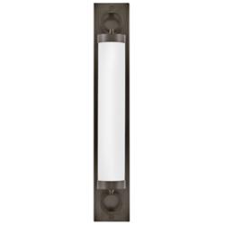 Hinkley Baylor 30" High Black Oxide LED Wall Sconce