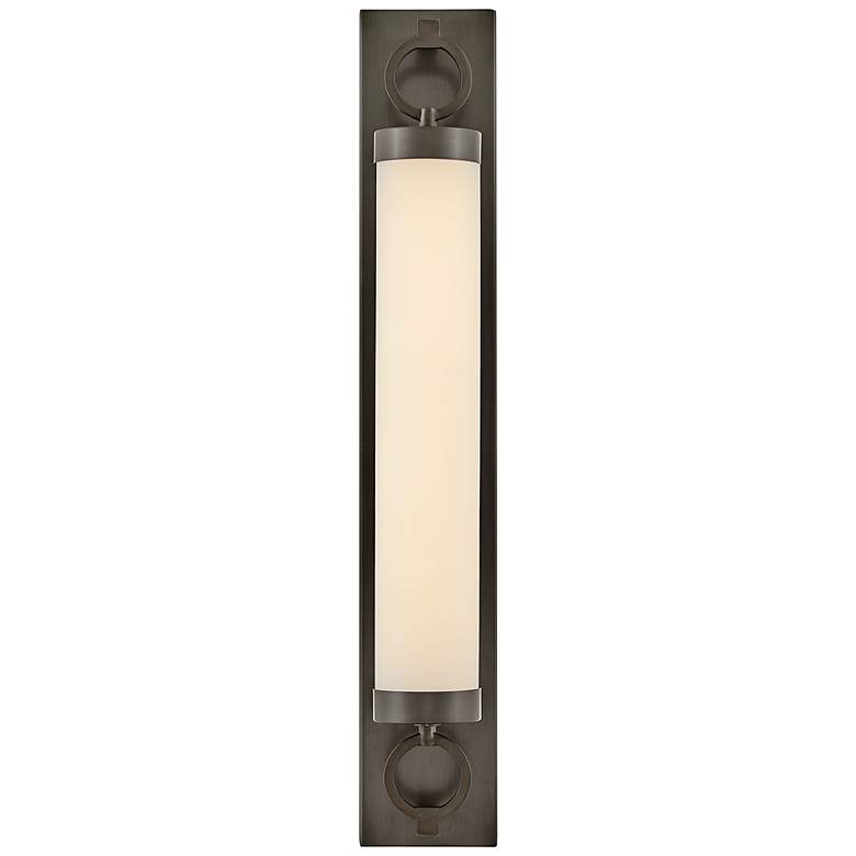 Image 4 Hinkley Baylor 30" High Black Oxide LED Wall Sconce more views