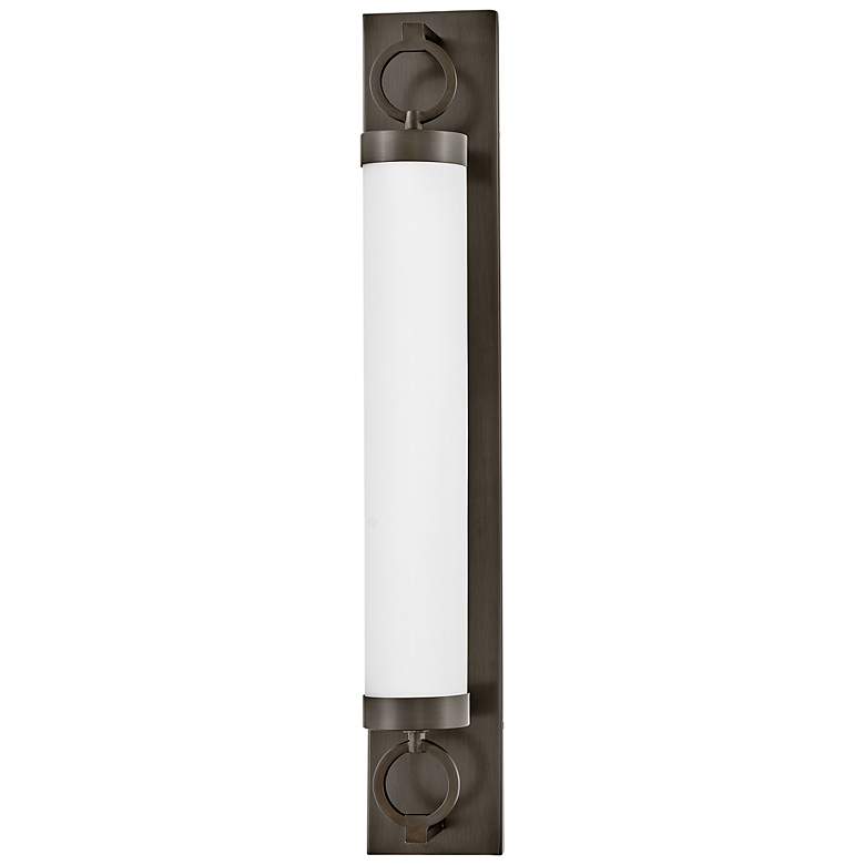 Image 6 Hinkley Baylor 30" High Black Oxide LED Wall Sconce more views