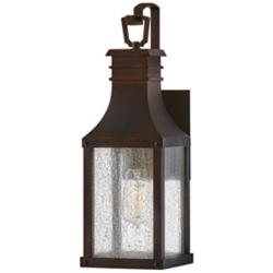 Hinkley Beacon Hill 18" Classic Blackened Copper Outdoor Wall Light