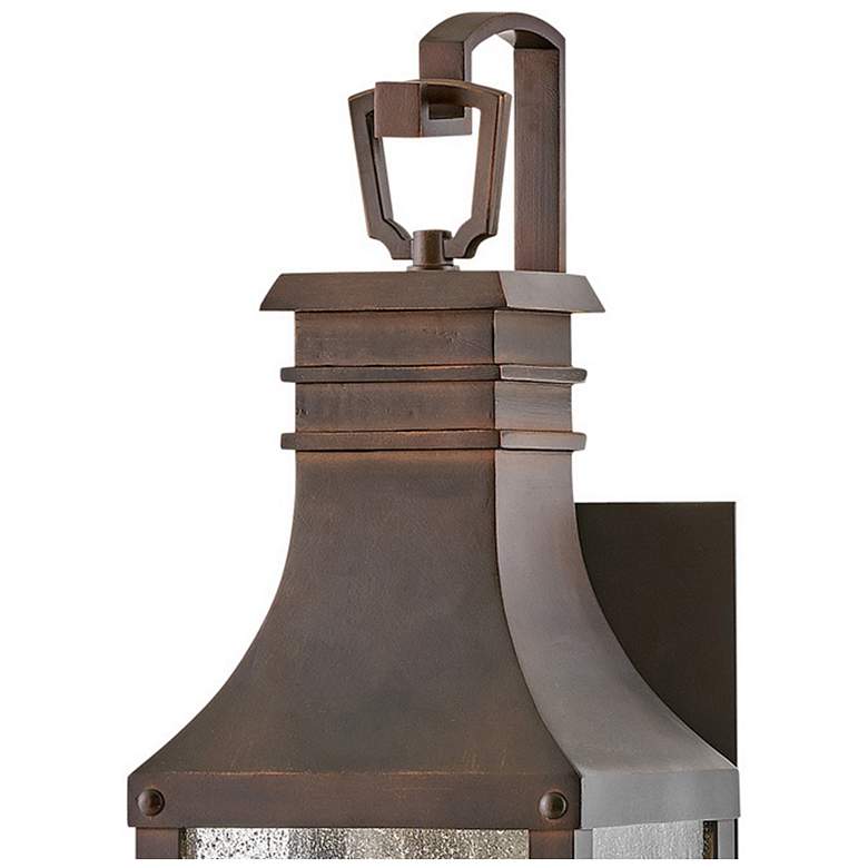 Image 3 Hinkley Beacon Hill 18" Classic Blackened Copper Outdoor Wall Light more views