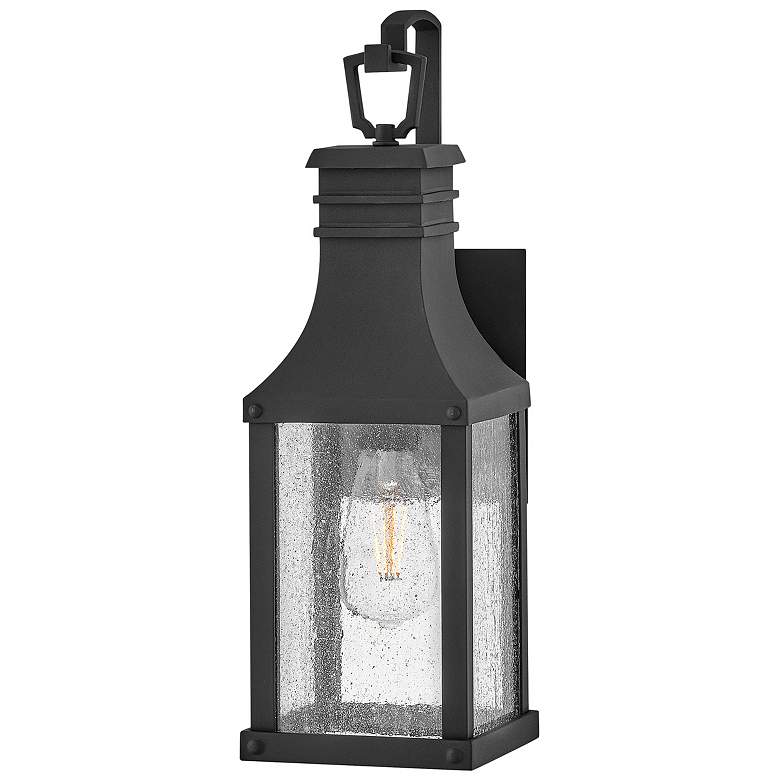 Image 1 Hinkley Beacon Hill 18" High Museum Black Outdoor Wall Light