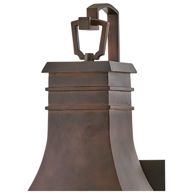 Image 3 Hinkley Beacon Hill 23" Blackened Copper Outdoor Lantern Wall Light more views