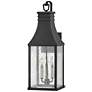 2_Hinkley Beacon Hill 26 1/4" Museum Black Outdoor Lantern Wall Light more views