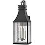 1_Hinkley Beacon Hill 32 1/4" High Museum Black Outdoor Wall Light