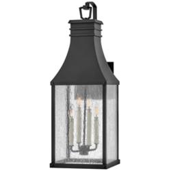 Hinkley Beacon Hill 32 1/4" High Museum Black Outdoor Wall Light