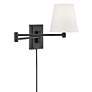 Thumbnail3 of Hinkley Beale Black Swing Arm Wall Lamp more views
