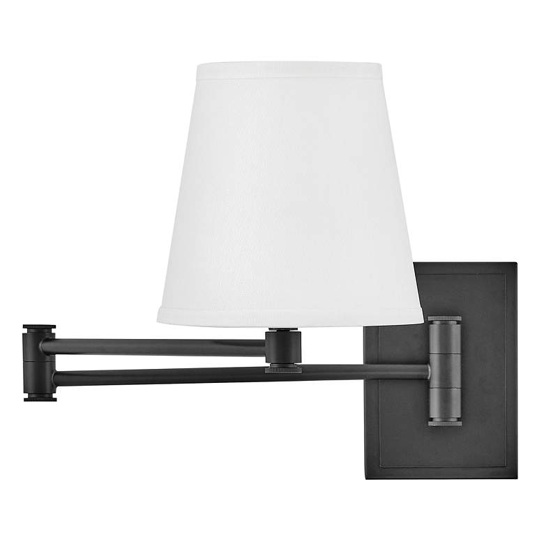Image 4 Hinkley Beale Black Swing Arm Wall Lamp more views