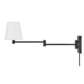 Image5 of Hinkley Beale Black Swing Arm Wall Lamp more views