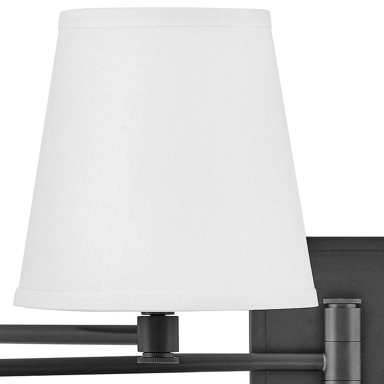 Image 6 Hinkley Beale Black Swing Arm Wall Lamp more views
