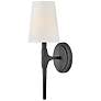 Hinkley Beaumont 16 1/4" High Black Finish Traditional Wall Sconce