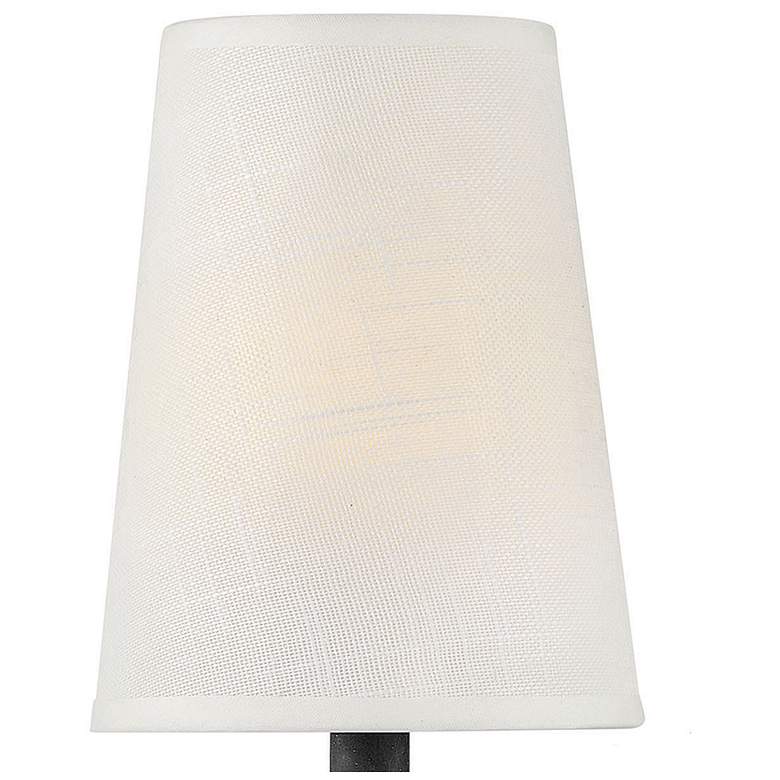Image 4 Hinkley Beaumont 16 1/4" High Black Finish Traditional Wall Sconce more views