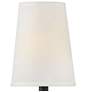 4_Hinkley Beaumont 16 1/4" High Black Finish Traditional Wall Sconce more views