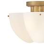 3_Hinkley Becca 14" Wide Heritage Brass Ceiling Light more views