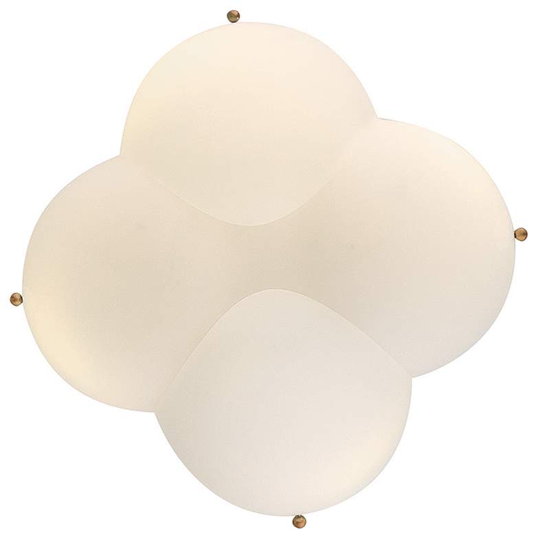 Image 4 Hinkley Becca 14" Wide Heritage Brass Ceiling Light more views