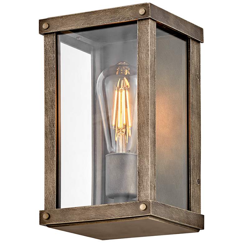 Image 2 Hinkley Beckham 10" High Burnished Bronze Outdoor Wall Light more views