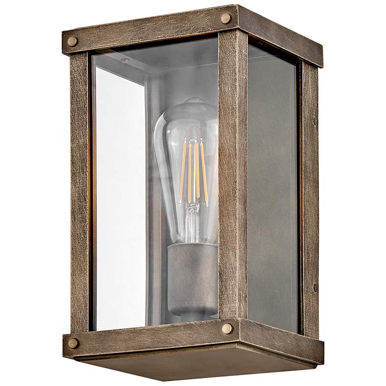 Image 3 Hinkley Beckham 10" High Burnished Bronze Outdoor Wall Light more views