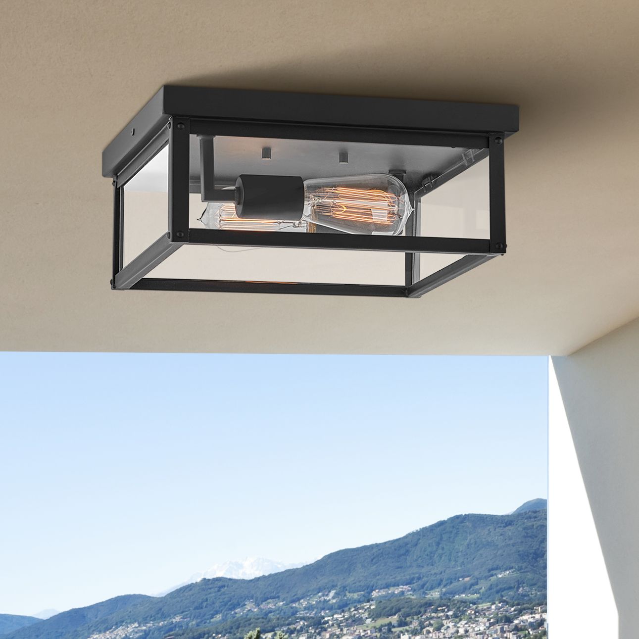 flush mount patio light