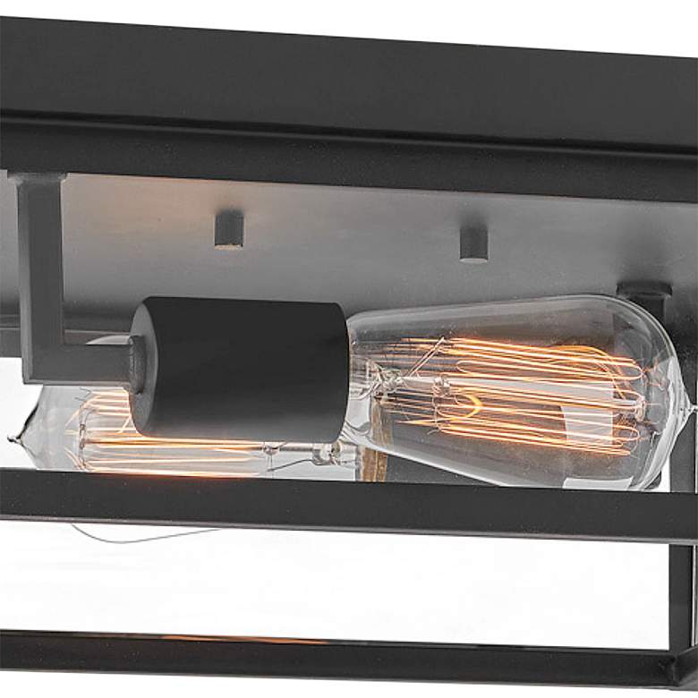 Image 4 Hinkley Beckham 12" Wide Black Outdoor Ceiling Light more views