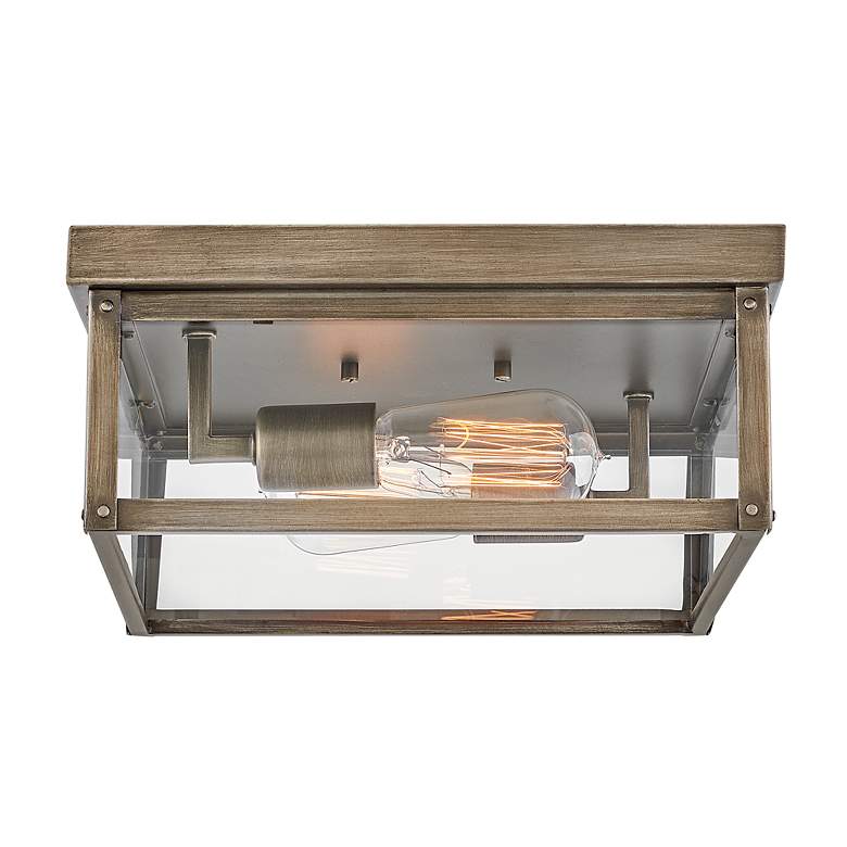 Image 3 Hinkley Beckham 12"W Burnished Bronze Outdoor Ceiling Light more views
