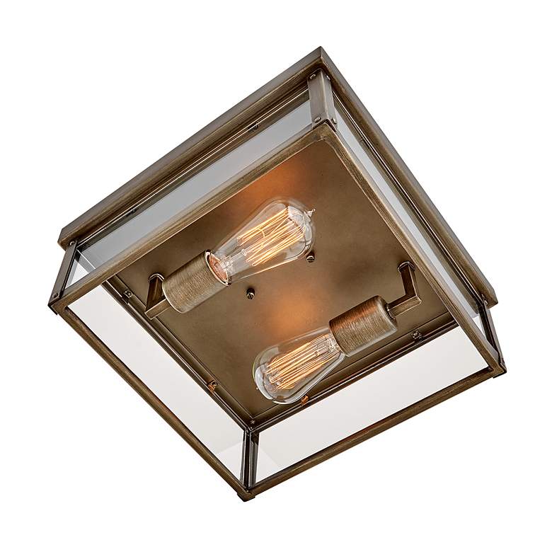 Image 6 Hinkley Beckham 12"W Burnished Bronze Outdoor Ceiling Light more views
