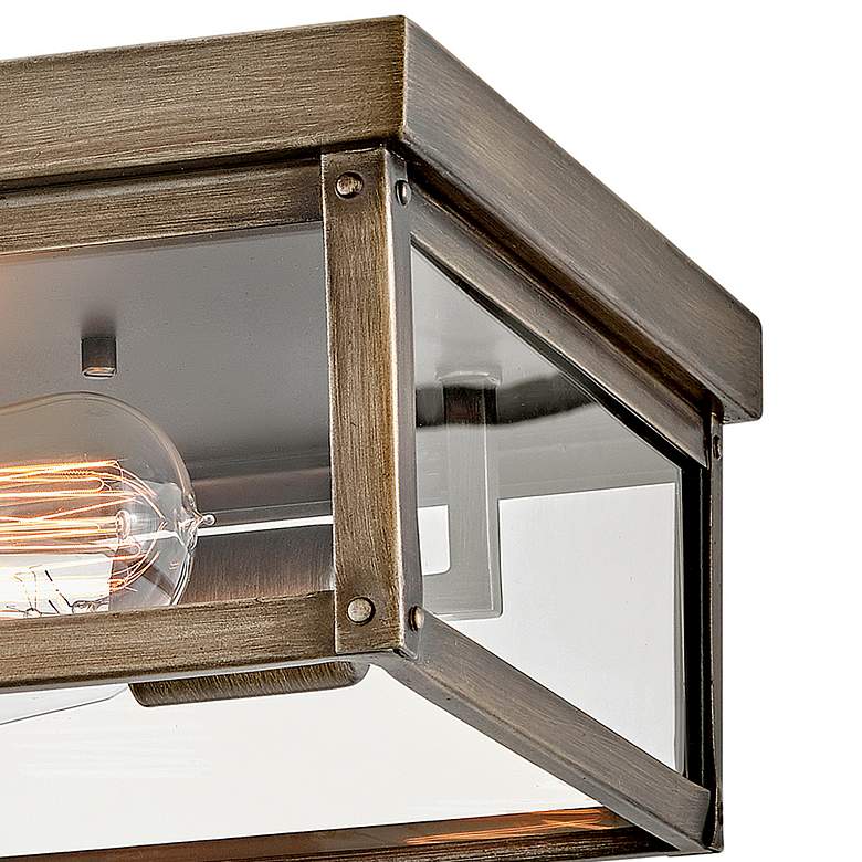 Image 7 Hinkley Beckham 12"W Burnished Bronze Outdoor Ceiling Light more views