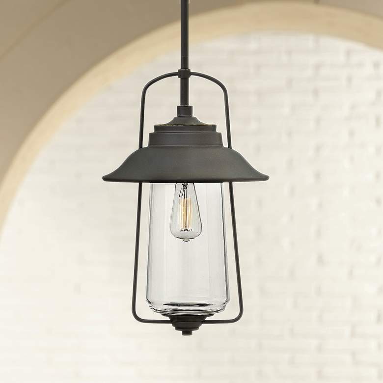 Image 1 Hinkley Beldenplace 10" Wide Bronze Lantern Outdoor Hanging Light
