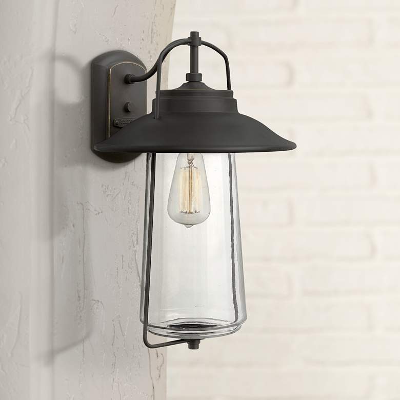 Image 1 Hinkley Beldenplace 19 1/4" High Bronze Outdoor Wall Light