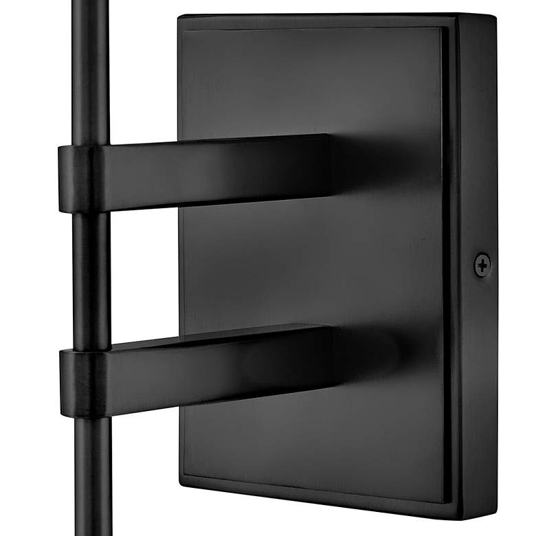 Image 4 Hinkley Benton 30" High Black Wall Sconce more views